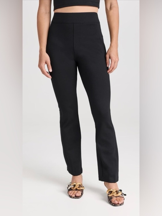 SPANX Pants - Spanx The Perfect Pants High-Rise Black Straight-Leg Ponte Size Medium
